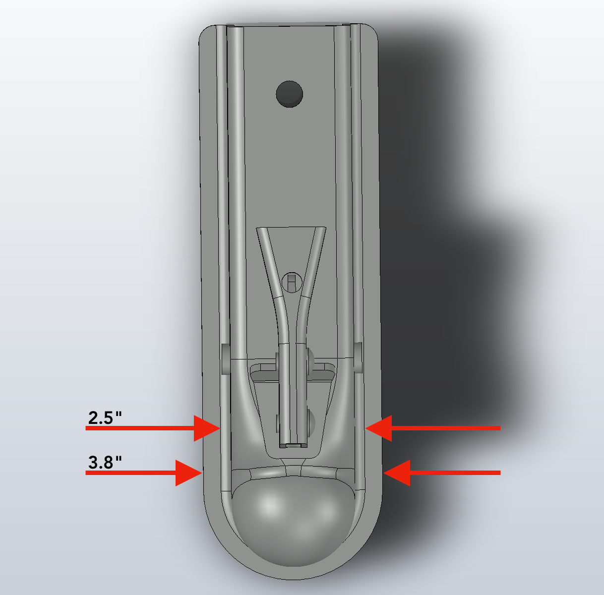 TowGo® Trailer Backup Navigation Aid™ with Quick-Install Bracket Kit