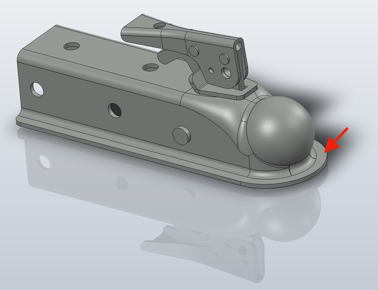 TowGo® Trailer Backup Navigation Aid™ with Quick-Install Bracket Kit